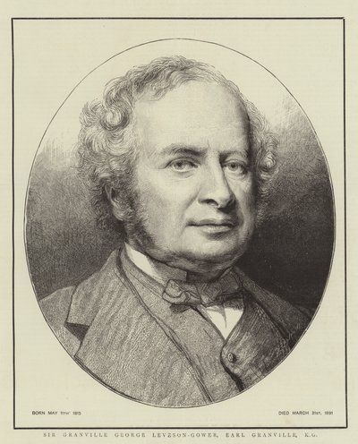 Sir Granville George Leveson-Gower, Earl Granville, KG von English School